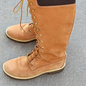 Timberland 14" Tall Wheat Boots Womens 9 (40)